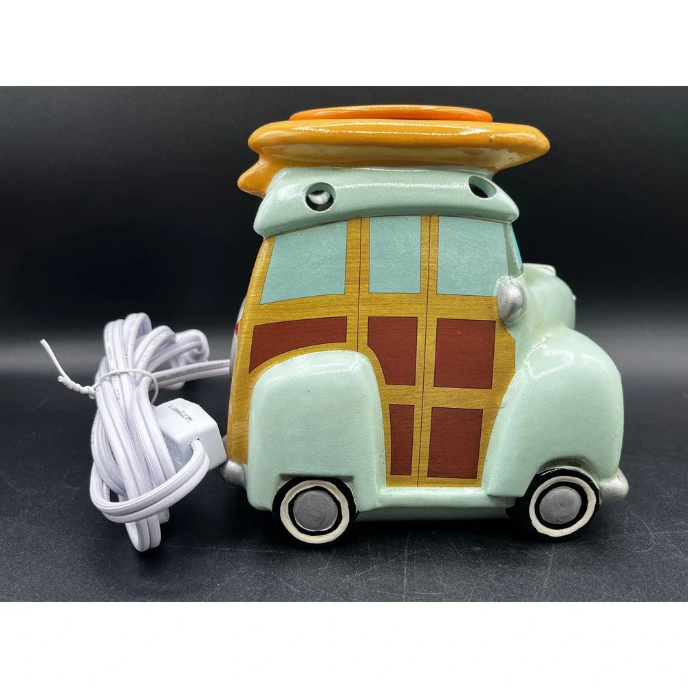 Woody Warmer 021-78144 Vintage Surf Van Ceramic Electric Wax Melter In Box